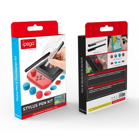 Набор стилусов и накладки на стики для Nintendo Switch