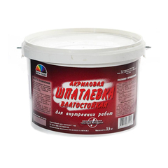 Шпаклевка акриловая влагостойкая Магия радуги 3,5 кг