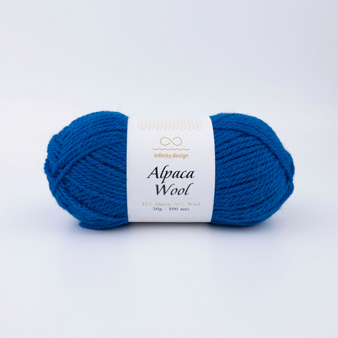 Пряжа Infinity Alpaca Wool 6046 электрик