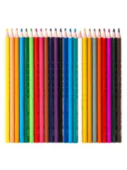 Карандаши цветные Deli, 2 набора по 24 шт