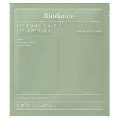 Гидрогелевая маска с морскими водорослями BIODANCE Refreshing Sea Kelp Real Deep Mask