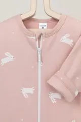 комбинезон для новорожденных  К 6192/дымчатая роза,зайчики