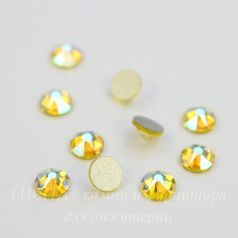 2088 Стразы Сваровски холодной фиксации Citrine Shimmer ss 20 (4,6-4,8 мм), 10 штук