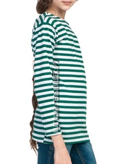 Тельняшка с зеленой полосой - Магазин тельняшек.ру 8-800-700-93-18Тельняшка детская пограничная (зеленая полоса) в Магазине тельняшек