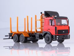 MAZ-6303 log truck with trailer MAZ-83781 1:43 Start Scale Models (SSM)