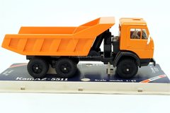 KAMAZ-5511 orange (plastic box) 1989 Elecon Arek Made in USSR 1:43