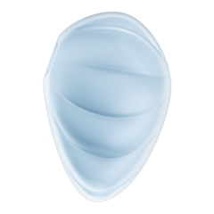 Стимулятор клитора с вибрацией и воздушной стимуляцией Satisfyer Cloud Dancer голубой