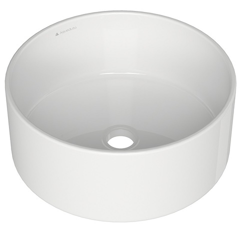 Aqueduto ESPIRAL ESP0110 Раковина накладная круглая D400, белый глянцевый