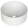 Aqueduto ESPIRAL ESP0110 Раковина накладная круглая D400, белый глянцевый