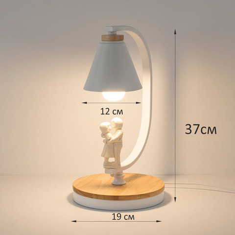 Настольная лампа Home Light Астерия MMD-LED E014-3-1xE27 белый