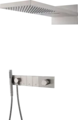 Встроенная душевая система ZODIAC, трехпозиционная Nikel Brush