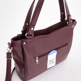 Сумка Саломея 281 гладкий бордо