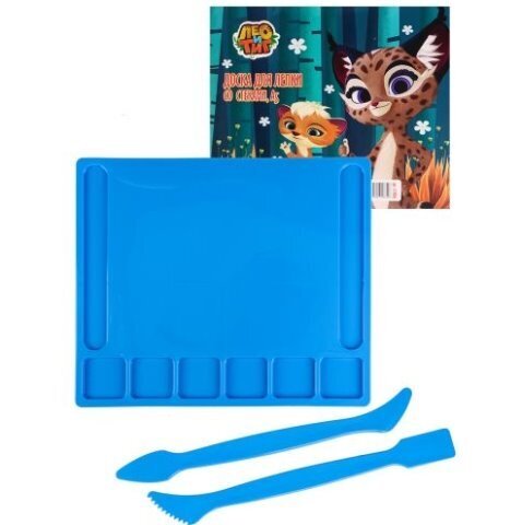 Доска для лепки А5 с 2 стеками, цвет ассорти