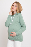 Худи для беременных и кормящих 16112 оливковый