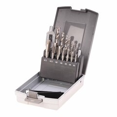 Набор метчиков однопроходных M3 -M12 HSS-G DIN352 (+ вороток, сверла) 15пр Ruko 245004RO(АКЦИЯ)