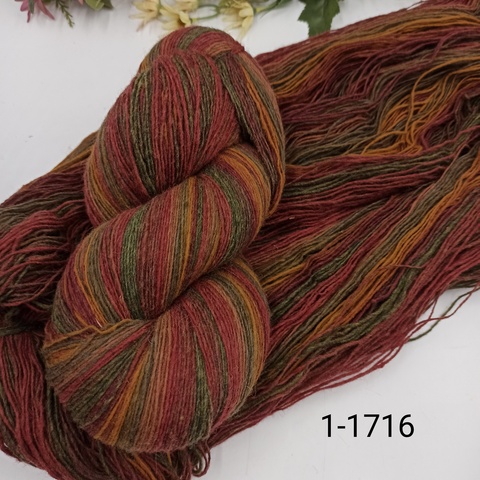 Дундага 6/1 шерсть секционного окрашивания 01-1716 420м/100гр