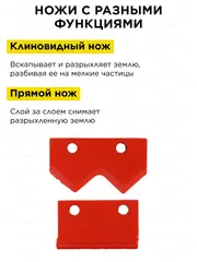 Нож сменный двухзаходного шнека DDE 150 мм (пара) (DK-150)