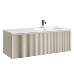 Sancos SNR1.0120RCE Тумба подвесная SANCOS Snob R 1.0 1195х445х406, c одним ящиком оснащенным доводчиками, Beige Soft , арт.SNR1.0120RCE фото