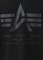 Футболка Alpha Industries Relaxed Coordinates Tee Black (Черный)