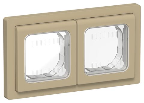 FLITE Рамка 2-мест. IP55 Рпро-2-55-ФлХ хак. IEK