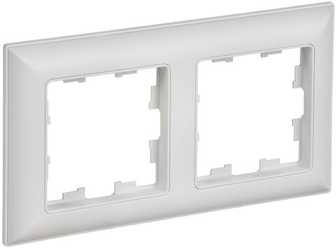 BRITE Рамка 2-мест. РУ-2-БрАБ а/б/бел. IEK