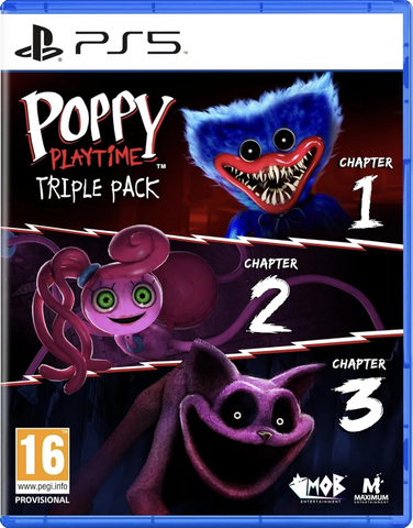 Poppy Playtime Triple Pack (диск для PS5, интерфейс и субтитры на русском языке)