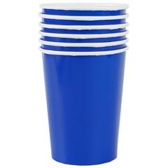 Стакан синий 250мл 6шт