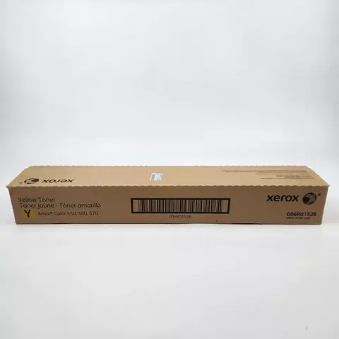Тонер картридж 006R01526 / 006R01530 желтый для Xerox Color 550, 560. Оригинал, регион USA