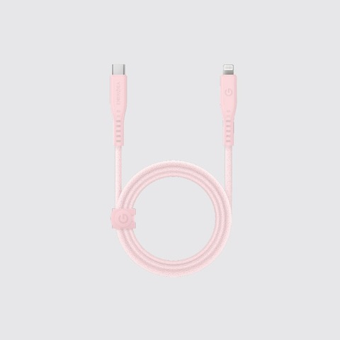 Кабель Energea Flow USB-C to Lightning 1.5M, Розовый | Pink