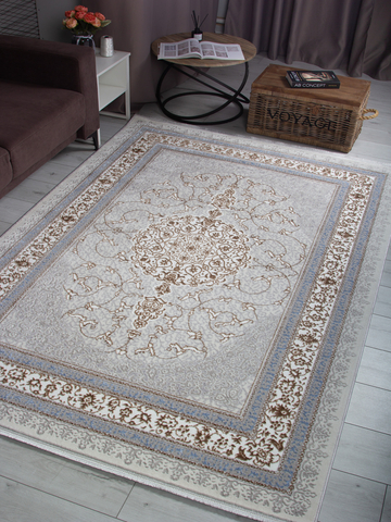 ковёр HALIF 1,6*2,3 м (F641 GREEN-L.BLUE) прямой