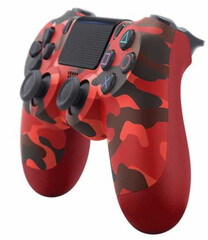 Беспроводной геймпад DualShock 4 для PS4 (Camouflag Red, 2ое поколение, China)