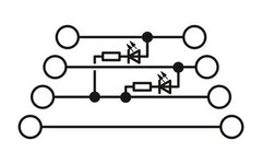 PT 2,5-L RD/L BU/L LED 24 RD/L LED 24 GN-Многоярусный клеммный модуль