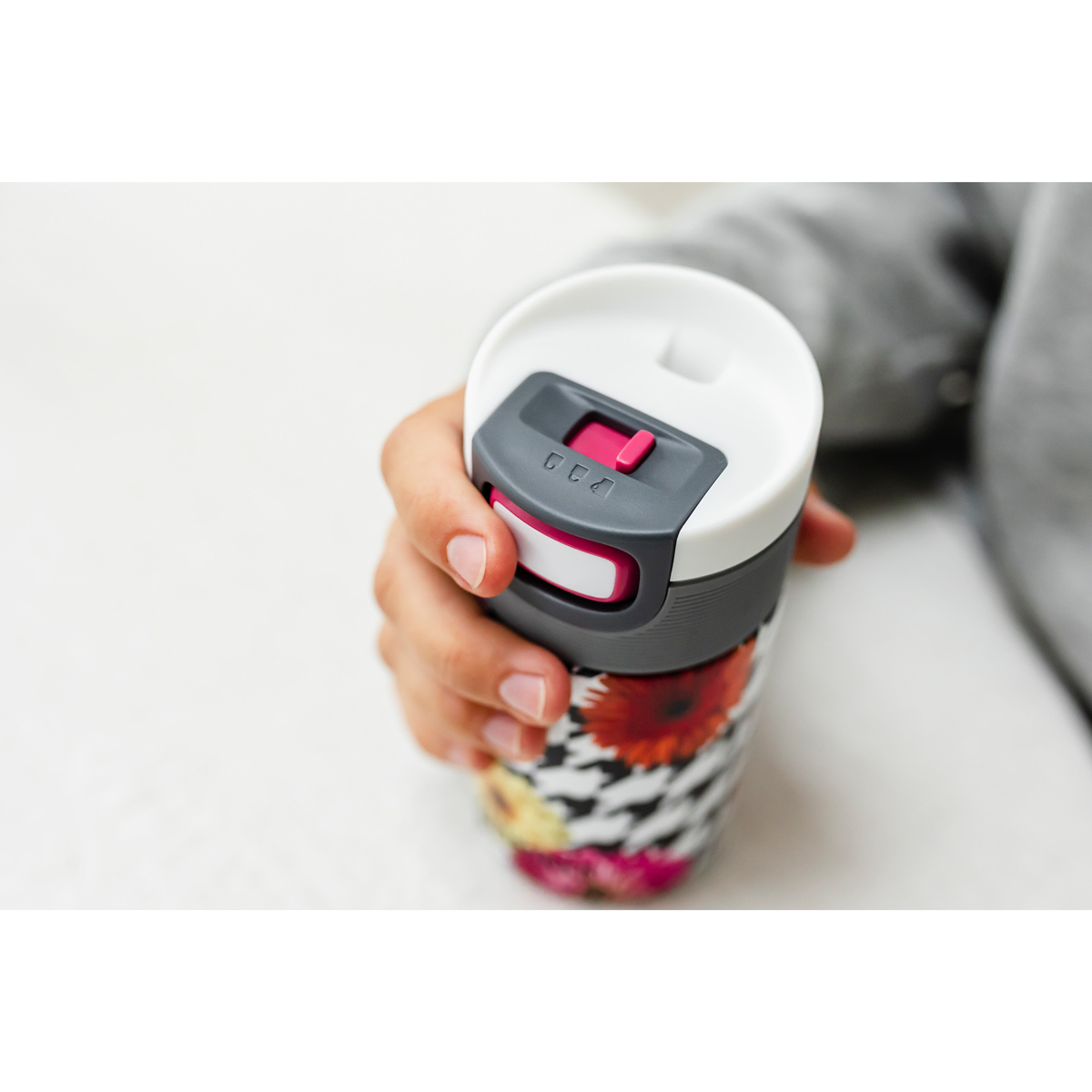 Термокружка Kambukka Etna (500 мл), Цветочный пэтчворк, арт. 11-01036 - фото 2