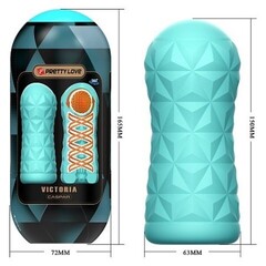 Компактный мастурбатор с внутренним стимулятором Victoria caspar