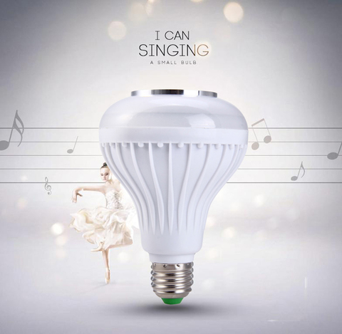 Красочная светодиодная лампа Bluetooth 3.0 с динамиком Music Bulb party ball