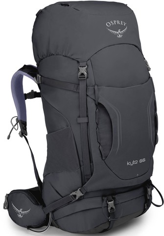 Картинка рюкзак туристический Osprey Kyte 66 Siren Grey - 1