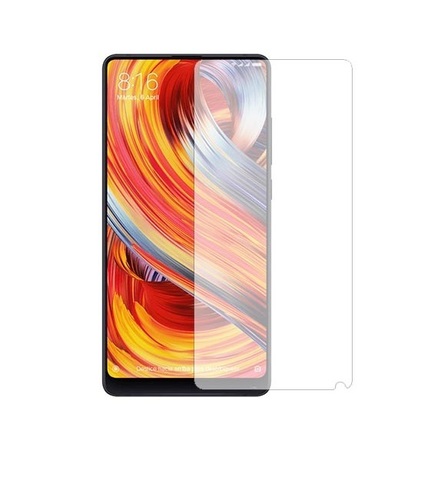 Защитное стекло 2.5D 0,3 мм 9H Premium с отступами от края экрана для Xiaomi Mix 2S (Глянцевое)