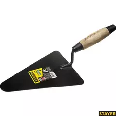 STAYER 200 мм, деревянная ручка, кельма бетонщика (0821-2)