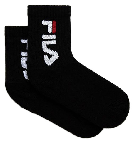 Теннисные носки Fila Junior Tennis Socks 2P - black