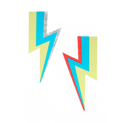 Салфетки в форме молния "Супер Герои" 16 шт. (2023)