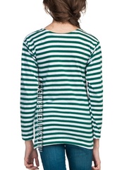 Купить Тельняшка детская пограничная (зеленая полоса) в Магазине тельняшек