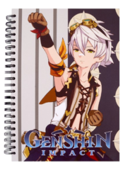 Скетчбук Genshin Impact Bennett