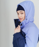 Премиальная теплая зимняя куртка Nordski Mount 2.0 Blue/Lavender женская