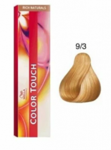 WELLA COLOR TOUCH 9/3 очень светлый блонд золотистый 60 мл