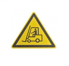 Знак безопасности ВНИМАНИЕ.АВТОПОГРУЗЧИК! W07 200х200