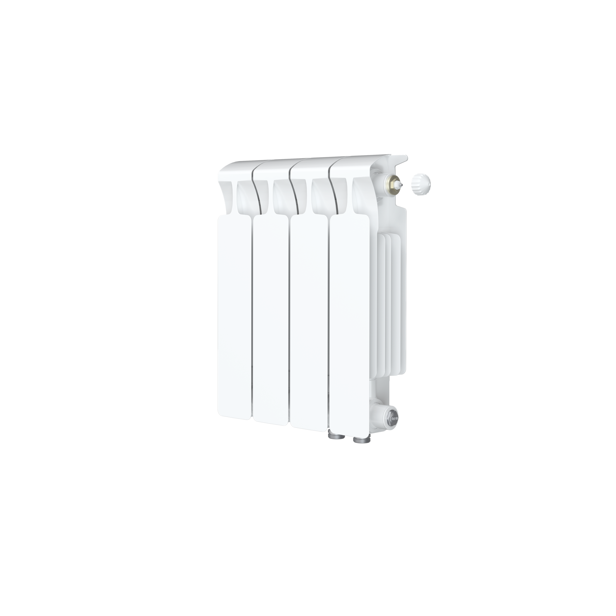 Радиатор биметаллический RIFAR MONOLIT VENTIL 350 х 4 секции нижнее правое подключение