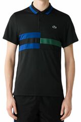 Теннисное поло Ultra-Dry Colour-Block Stripe Tennis Polo Shirt - black/blue/green