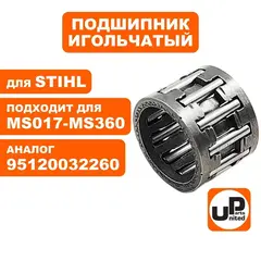 Подшипник игольчатый UNITED PARTS 10x13x10 чашки сц.STIHL 017-MS360 PRT351 9512-003-2260 (90-1157)