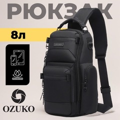 Рюкзак однолямочный Ozuko 9805 Black