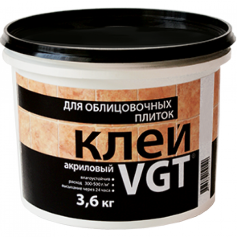 VGT КЛЕЙ АКРИЛОВЫЙ ДЛЯ ОБЛИЦОВОЧНЫХ ПЛИТОК